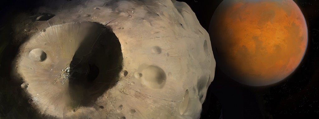 phobos moon mars base space doom
